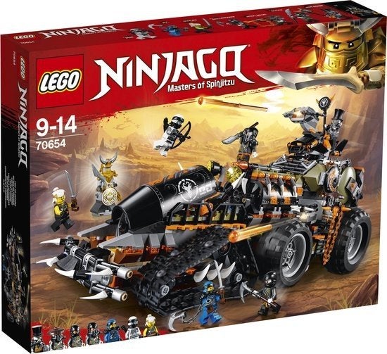 Lego Ninjago 70654 Dieselnaut met minifiguren en boekje, Compleet, Lego, Ophalen of Verzenden, Zo goed als nieuw