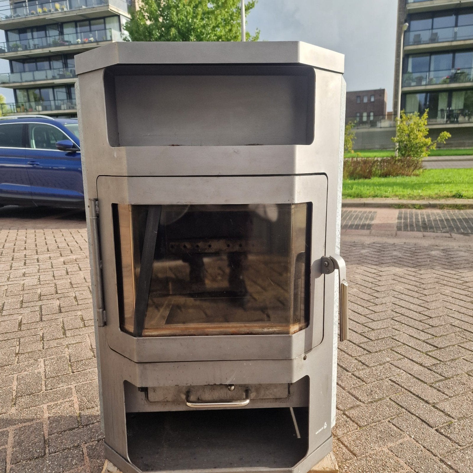 wamsler speksteen hout kachel, Ophalen, Gebruikt, Houtkachel, Vrijstaand