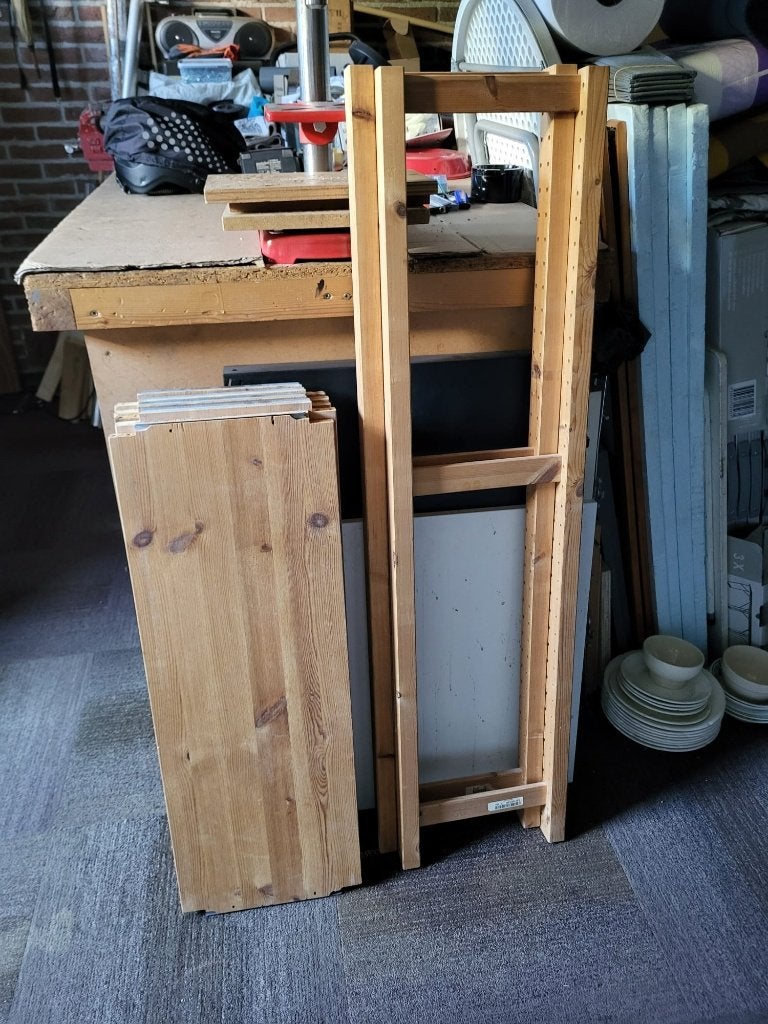 Ivar planken en staanders, Huis en Inrichting, Kasten | Stellingkasten, Ophalen, Gebruikt