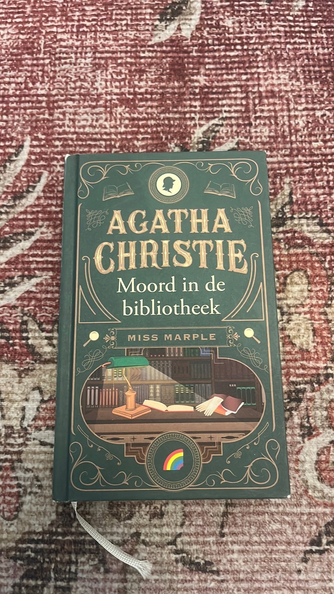 Moord in de bibliotheek - boek Agatha Christie, Ophalen of Verzenden, Zo goed als nieuw, Agatha Christie