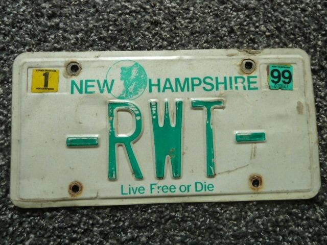 Kentekenplaat licenseplate New Hampshire 1999 USA, Ophalen of Verzenden, Gebruikt, Auto's