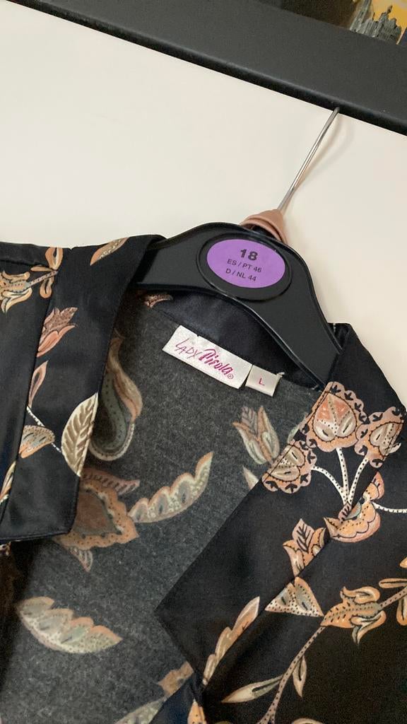 Lingerieset Peignoir plus nachtjurkje nieuw L, Kleding | Dames, Pyjama's, Ophalen of Verzenden, Zo goed als nieuw