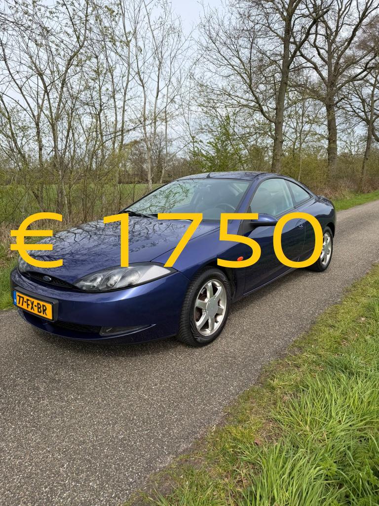 Ford Cougar 2.5 I V6 2000  1e Eigenaar goede staat € 1750, Auto's, 730 kg, Zwart, Handgeschakeld, 6 cilinders