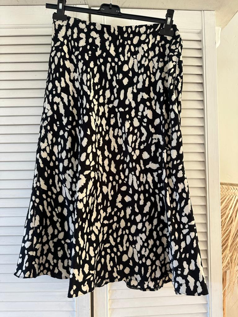 Seven Sisters rok met dierenprint - Maat XS, Zwart, Ophalen of Verzenden, Zo goed als nieuw, Knielengte