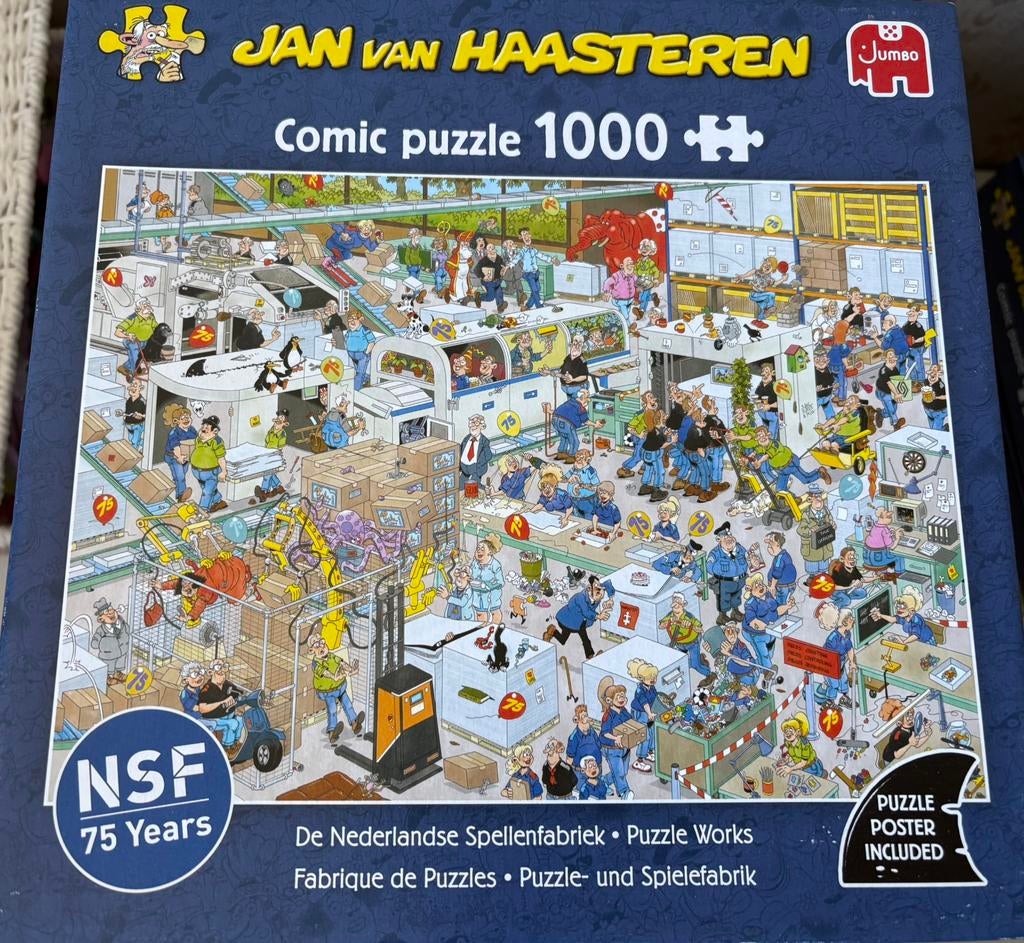 Jan van haasteren, Ophalen of Verzenden, 500 t/m 1500 stukjes, Zo goed als nieuw