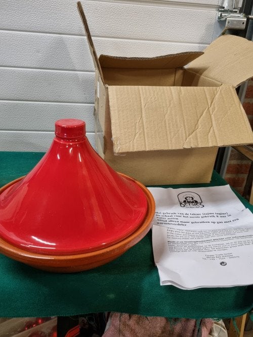 tajines 28cm  gas of oven nieuw, Ophalen of Verzenden, 'T Olde Gre-j, Info@toldegrej.nl, Endepoelstraat 20f Didam