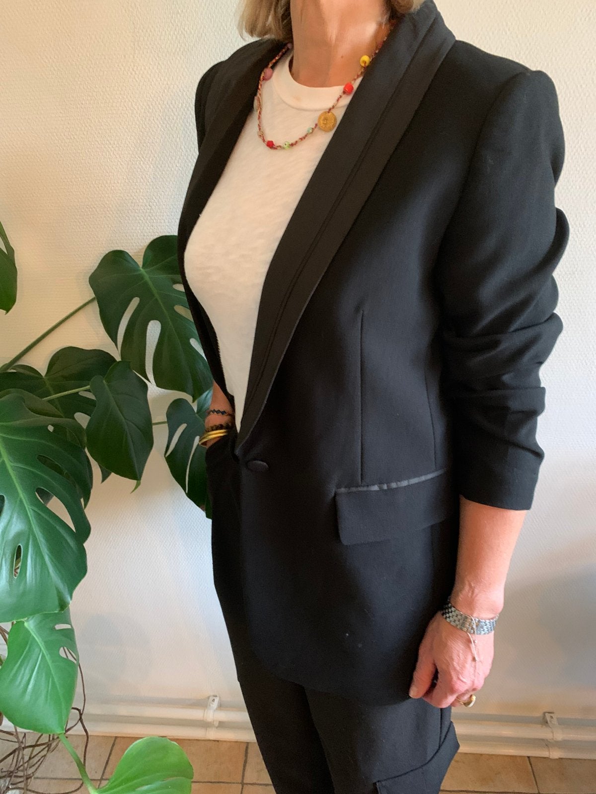 CO “ COUTURE Stijlvol dames smoking blazer maat S, Ophalen of Verzenden