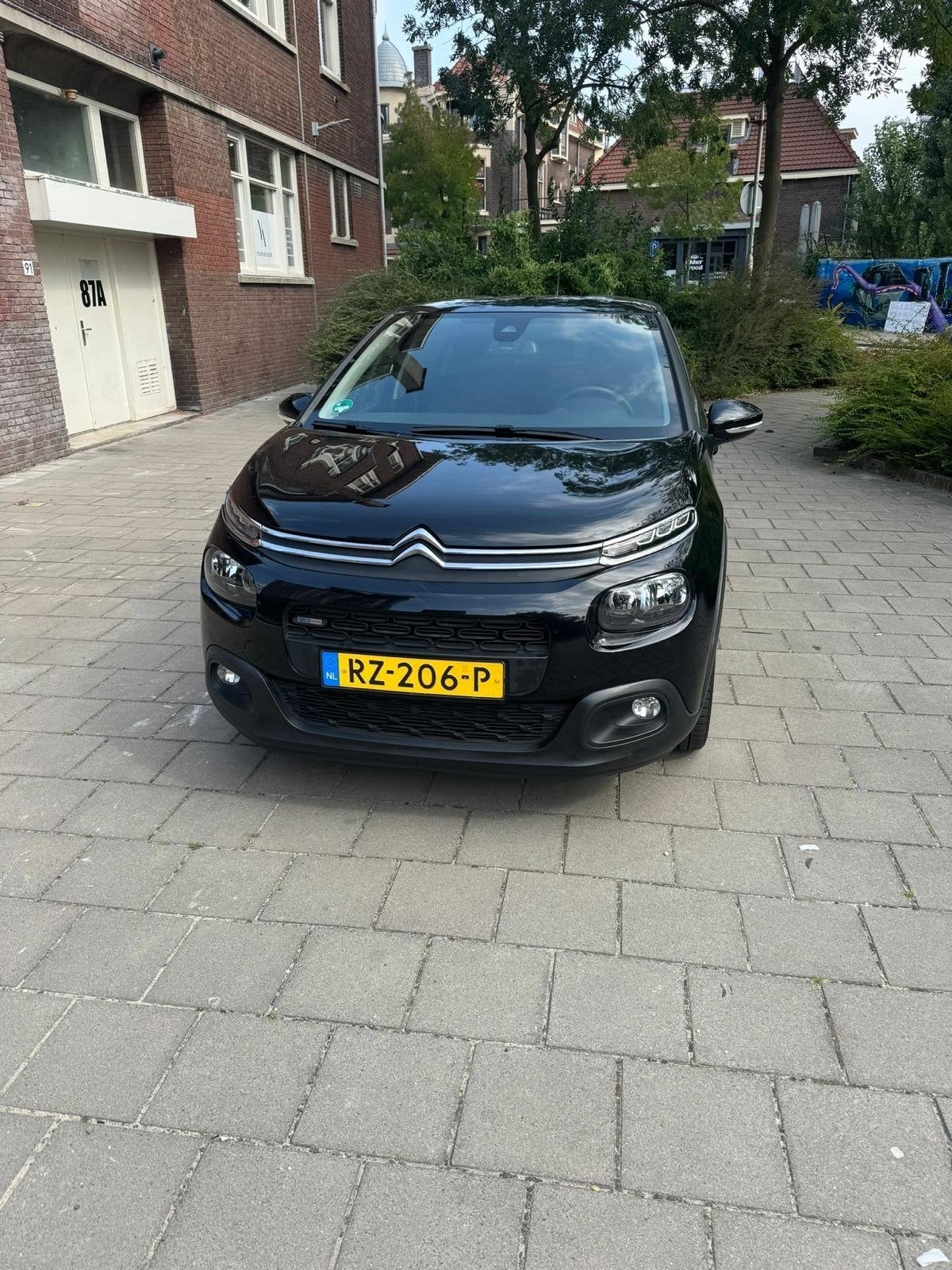 Citroën C3 1.2 Puretech 82pk 2018 Zwart, Auto's, 450 kg, 40 €/maand, 1199 cc, 450 kg