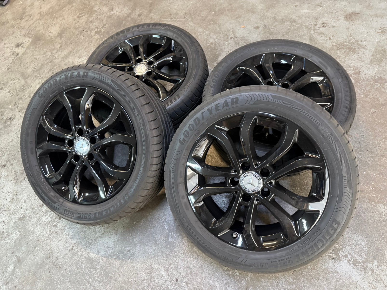 ✅ 17 inch Mercedes AMG C klasse velgen 5x112 W205 Vito, Gebruikt, Banden en Velgen, 17 inch, Ophalen of Verzenden