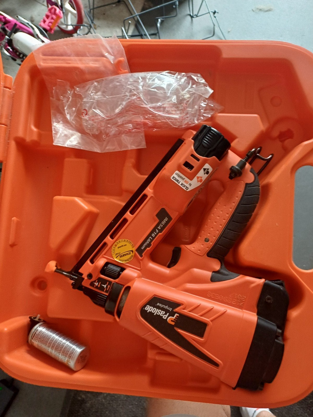 Paslode IM65A F16 Lithium tacker (geen acculader), Ophalen of Verzenden