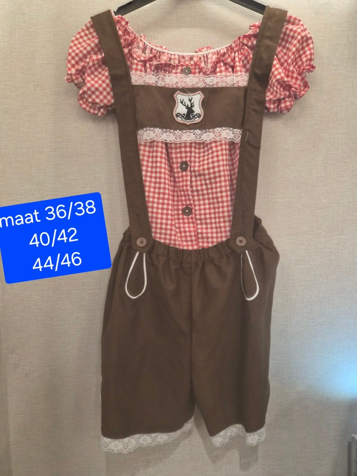 Nieuw Tirolerpak - Diverse Maten Beschikbaar, Maat 38/40 (M), Carnaval, Boland, Nieuw