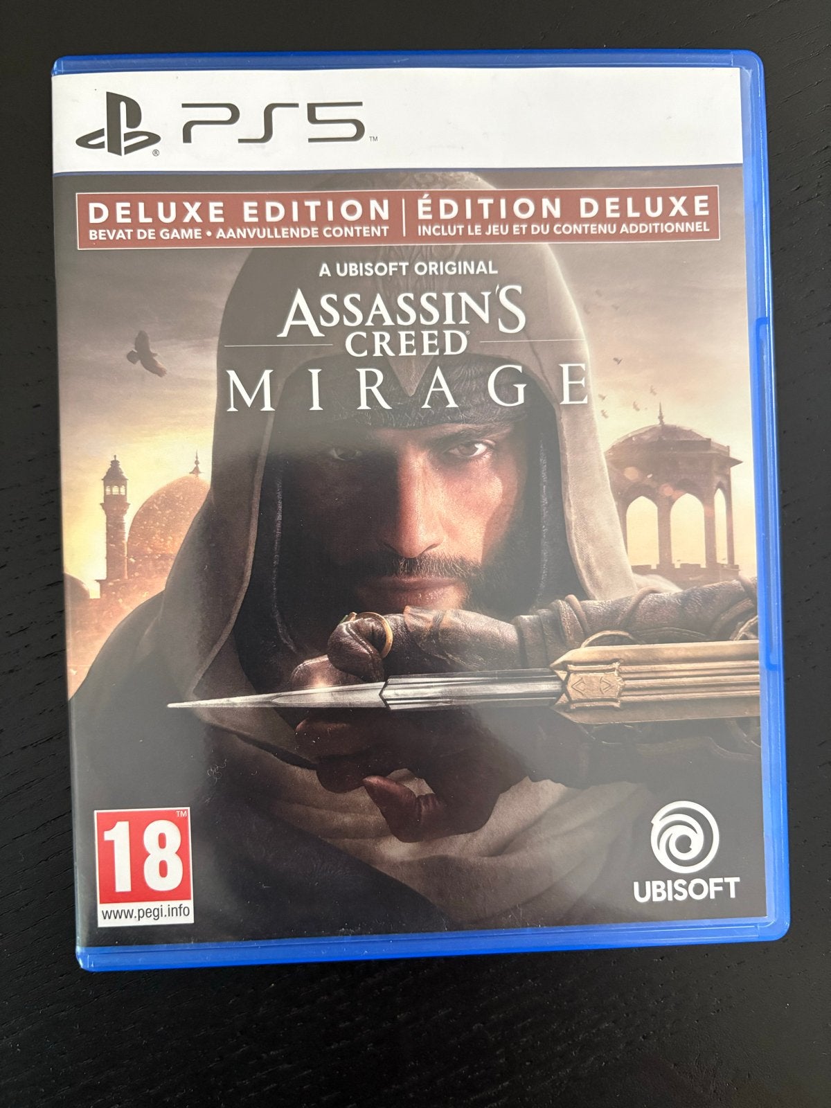 Assassin's Creed Mirage Deluxe Edition PS5, Spelcomputers en Games, Games | Sony PlayStation 5, Vanaf 18 jaar, 1 speler, Zo goed als nieuw
