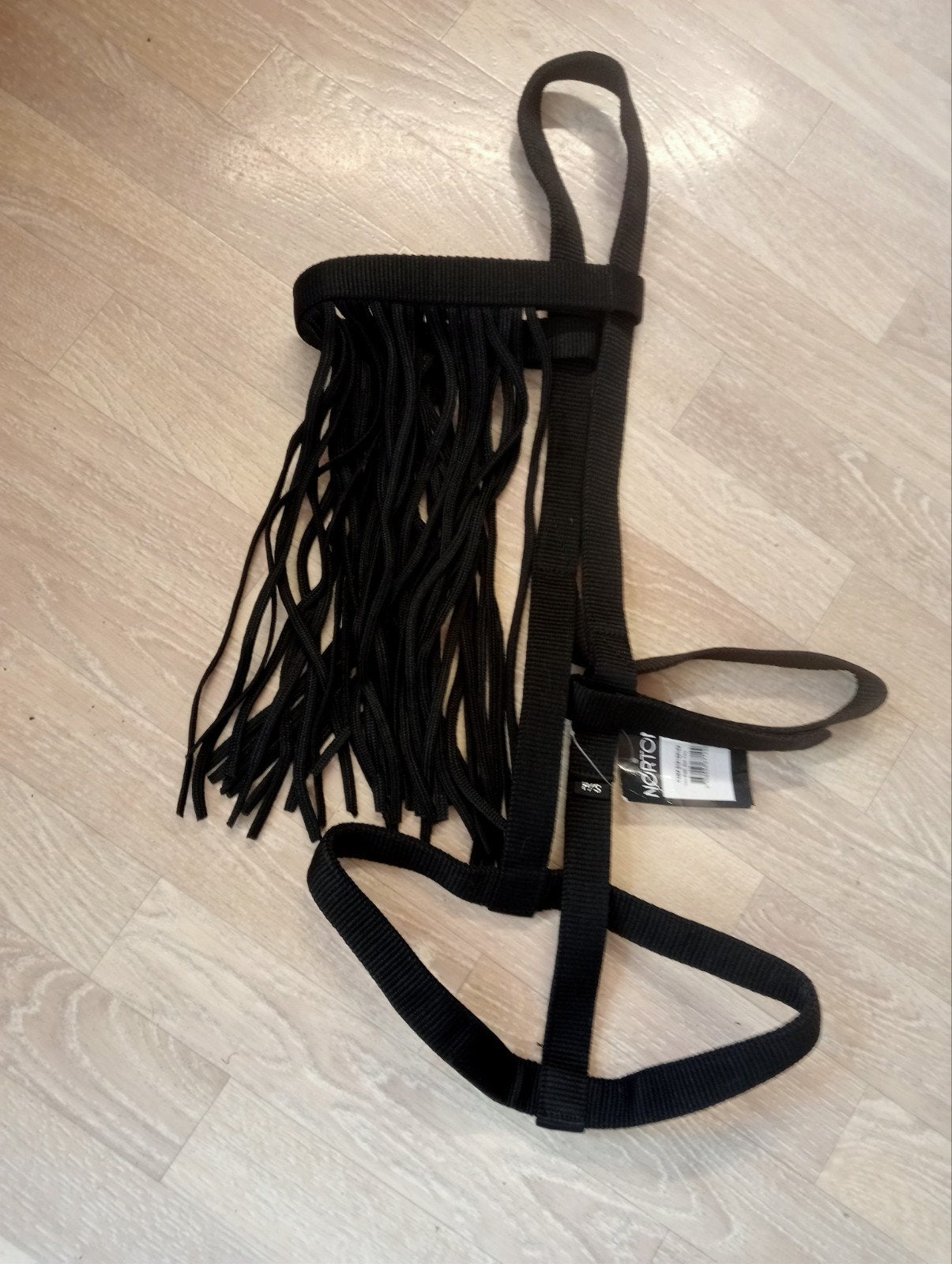 Nieuw zwart Norton nylon vliegenfranjer halster mt pony/cob, Dieren en Toebehoren, Ophalen of Verzenden, Nieuw, Overige soorten