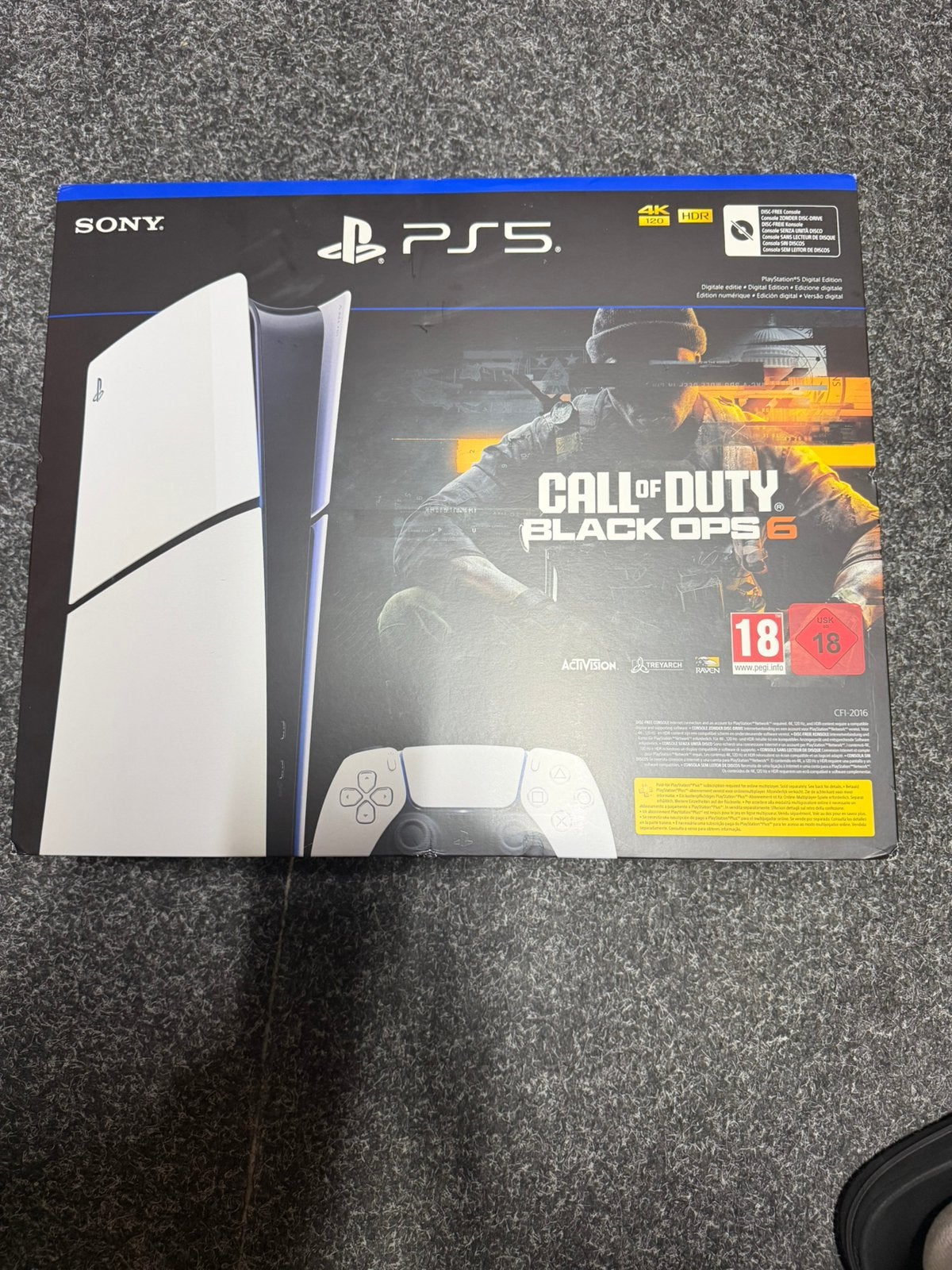 PlayStation 5 Digital Edition (Slim) - Call of Duty: Black, Spelcomputers en Games, Ophalen of Verzenden, Nieuw, Playstation 5 Digital