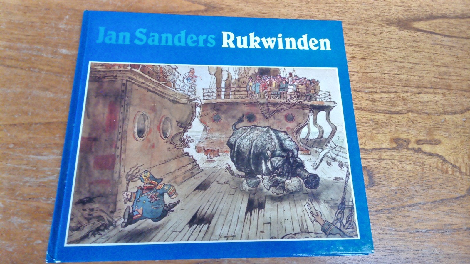 Jan Sanders Rukwinden - Geïllustreerd boek, Ophalen of Verzenden, Zo goed als nieuw, Jan Sanders, Nederland