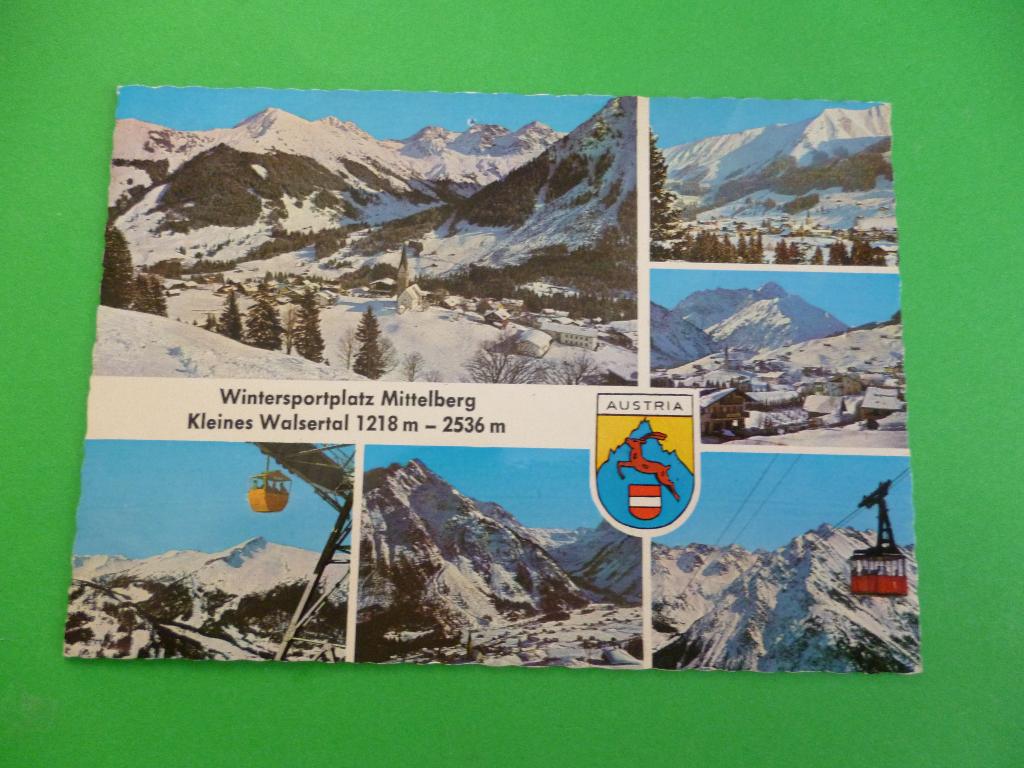 ansichtkaart Mittelberg, Ophalen of Verzenden, 1980 tot heden, Gelopen, Oostenrijk