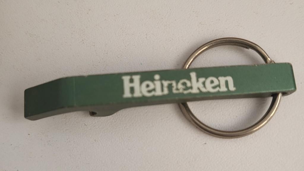 Heineken Sleutelhanger met Flesopener, Verzamelen, Ophalen of Verzenden, Gebruikt, Merk