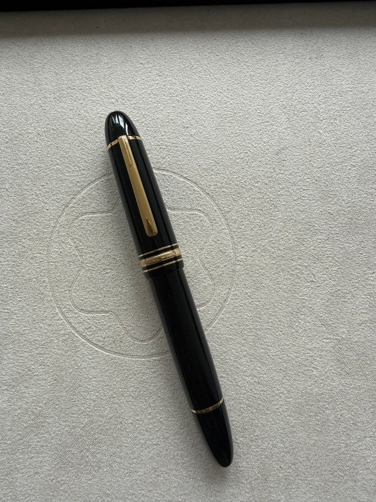 Montblanc Meisterstuck 149 gold plated vulpen, Ophalen, Gebruikt, Vulpen, Mont Blanc