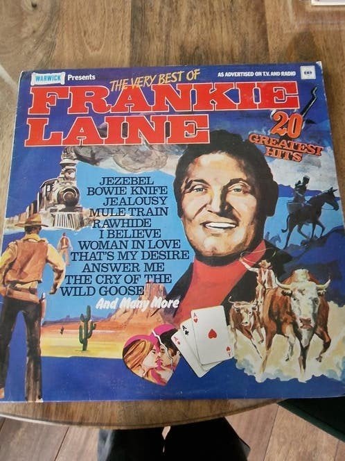 Frankie Laine - The Very Best Of (20 Greatest Hits) LP, LP, Gebruikt, Pop, Ophalen of Verzenden