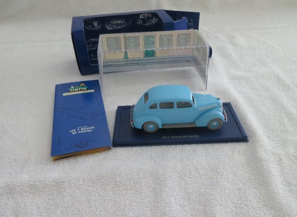 Kuifje auto Ford V8 uit De 7 Kristallen Bollen Moulinsart., Verzamelen, Stripfiguren, Ophalen of Verzenden, Kuifje, Zo goed als nieuw