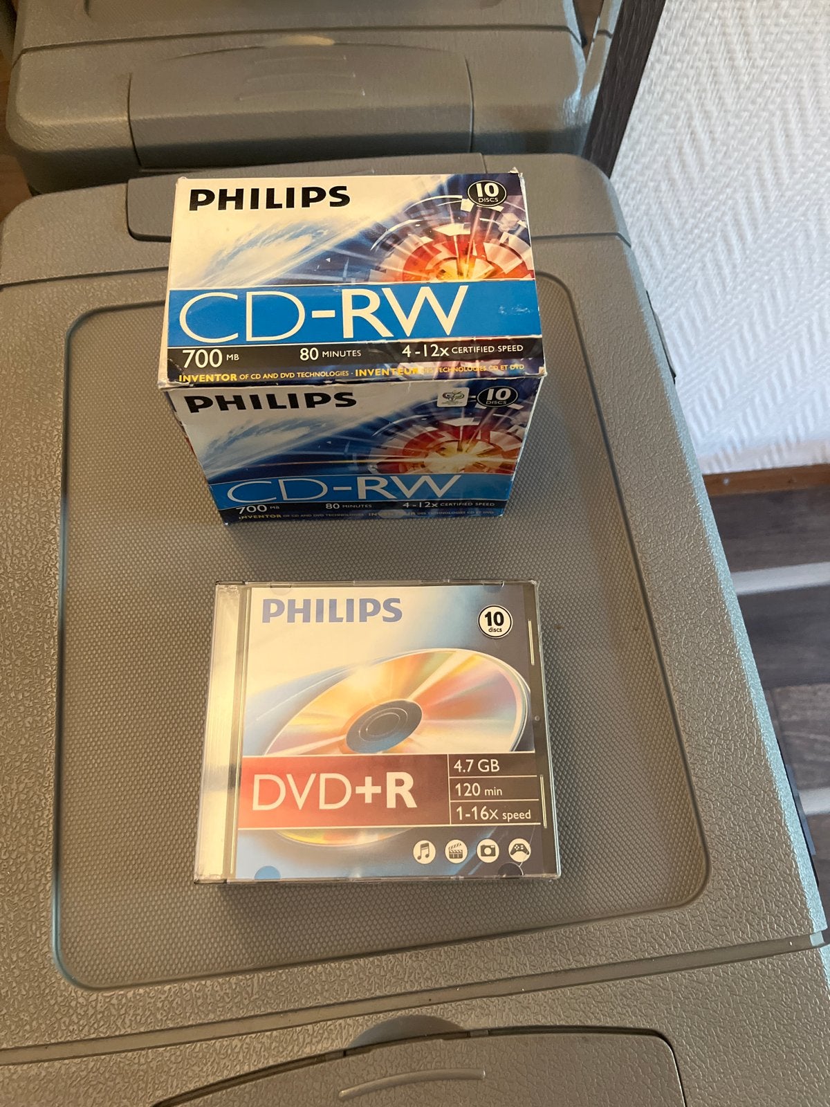 Philips CD-RW en DVD+R schijven - Nieuw in verpakking, Ophalen of Verzenden, Nieuw, Cd, Herschrijfbaar
