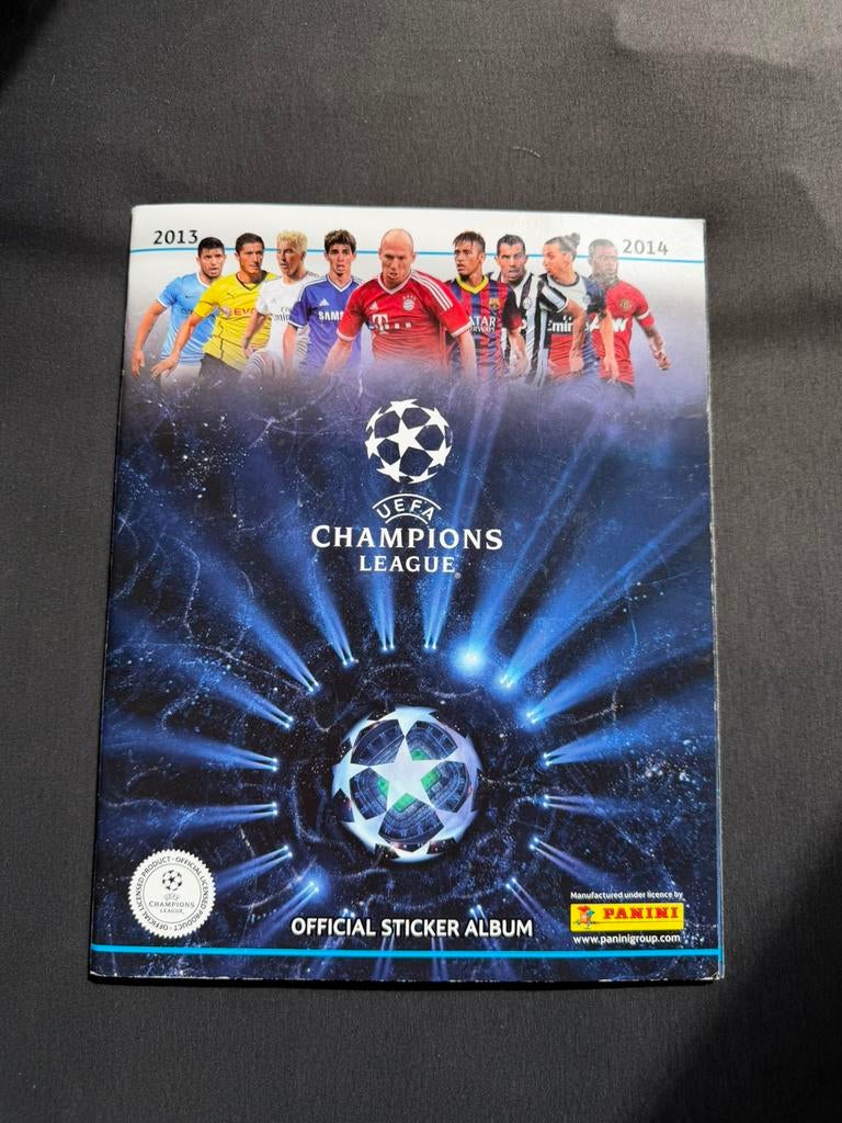 Champions League 2013/2014 Panini album, Ophalen of Verzenden, Zo goed als nieuw, Meerdere stickers