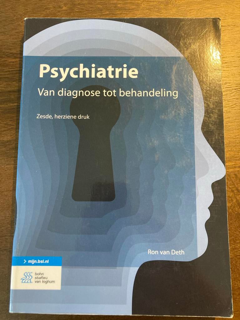 Psychiatrie: Van diagnose tot behandeling - Ron van Deth, Ophalen of Verzenden, Gamma, Gelezen, HBO