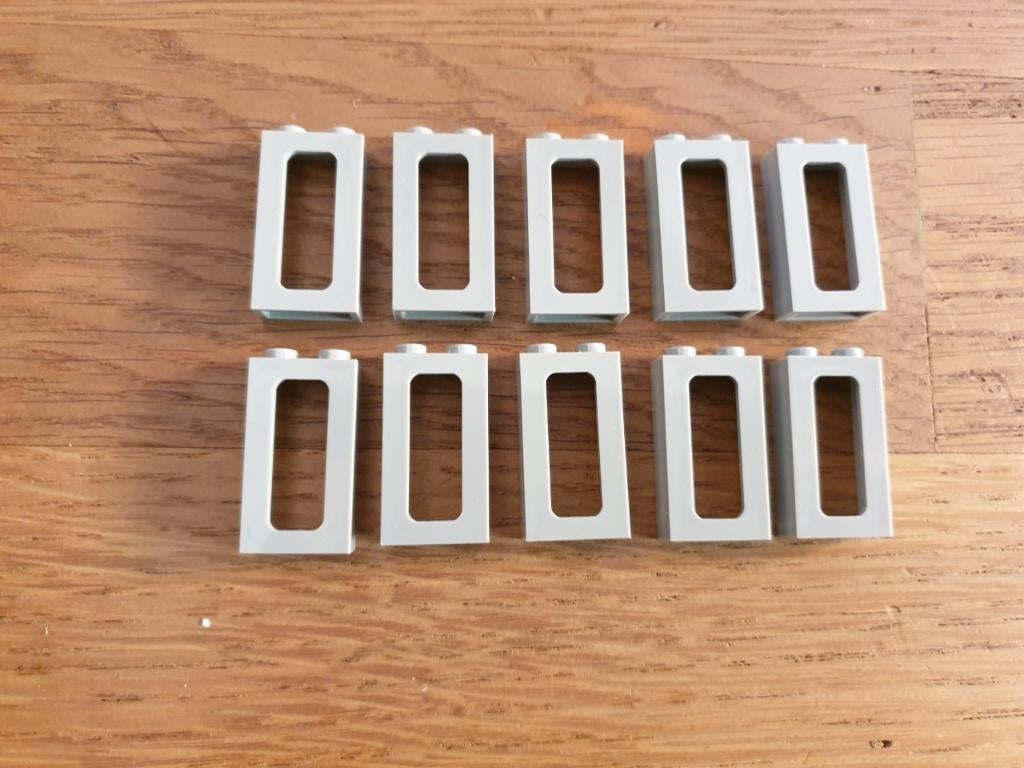 Partij N635=10x Lego trein ramen (Meerdere setjes), Lego, Lego, Lego, Nieuw