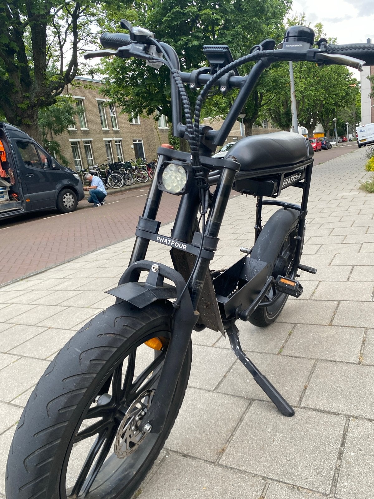 Phatfour FLS-3000 E-bike - Zo goed als nieuw, Fietsen en Brommers, Elektrische fietsen, Zo goed als nieuw, 51 tot 55 cm, 50 km per accu of meer