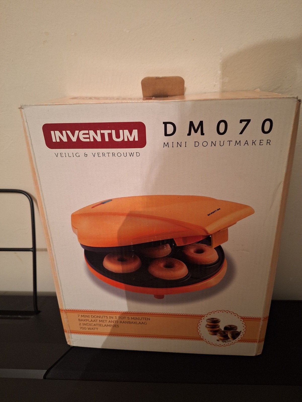 Inventum DM070 Mini Donutmaker - Maak 7 heerlijke donuts!, Ophalen of Verzenden, Zo goed als nieuw