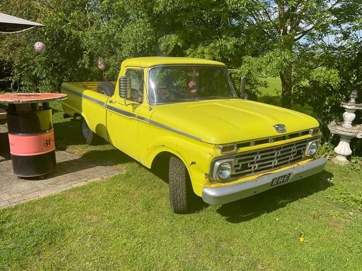 Ford f 100 Custom Cab  1965 352 cu. Pick up, Automaat, Particulier, Te koop
