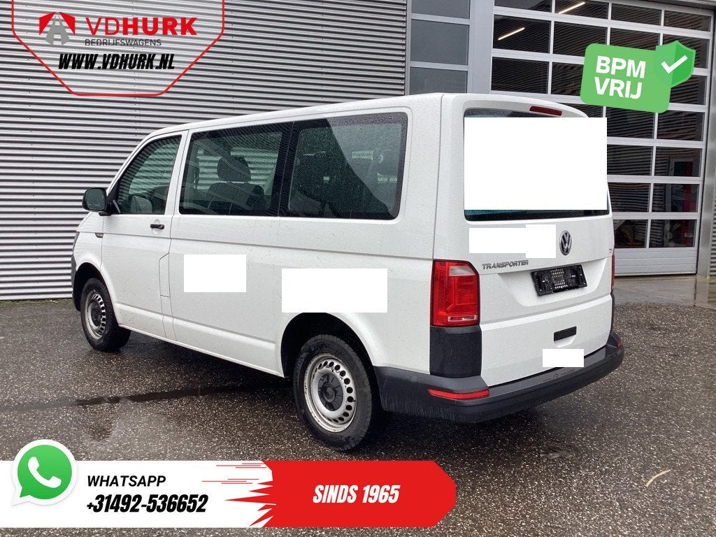 Volkswagen Transporter 2.0 TDI EURO6 EXPORT €15.057,- Incl, Auto's, Bestelauto's, Voorwielaandrijving, Gebruikt, Wit, Origineel Nederlands