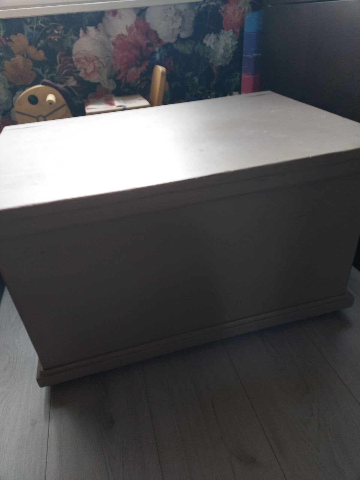 grote houten dekenkist / schatkist, Ophalen, Gebruikt