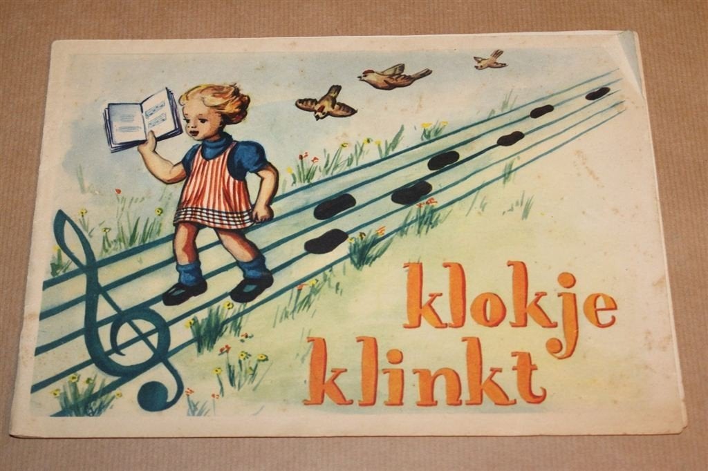 Klokje Klinkt — Christelijke Kinderliedjes, Vintage ca 1950, Ophalen of Verzenden, Gelezen, Artiest