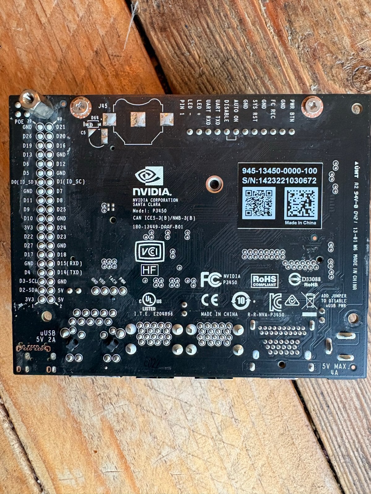 NVIDIA Jetson Nano Developer Kit met PoE en camera, HDMI, Overige soorten, Ophalen of Verzenden, Zo goed als nieuw