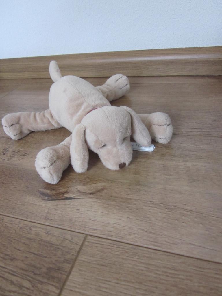 Happy Horse PO4419 lichtbruin glad pluche HERALD hond knuffe, Ophalen of Verzenden, Nieuw, Hond