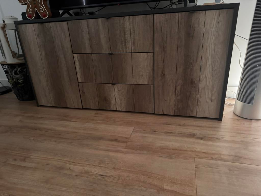 Mooi dressoir met lades en deuren, Ophalen, Gebruikt, 150 tot 200 cm, Met lade(s)