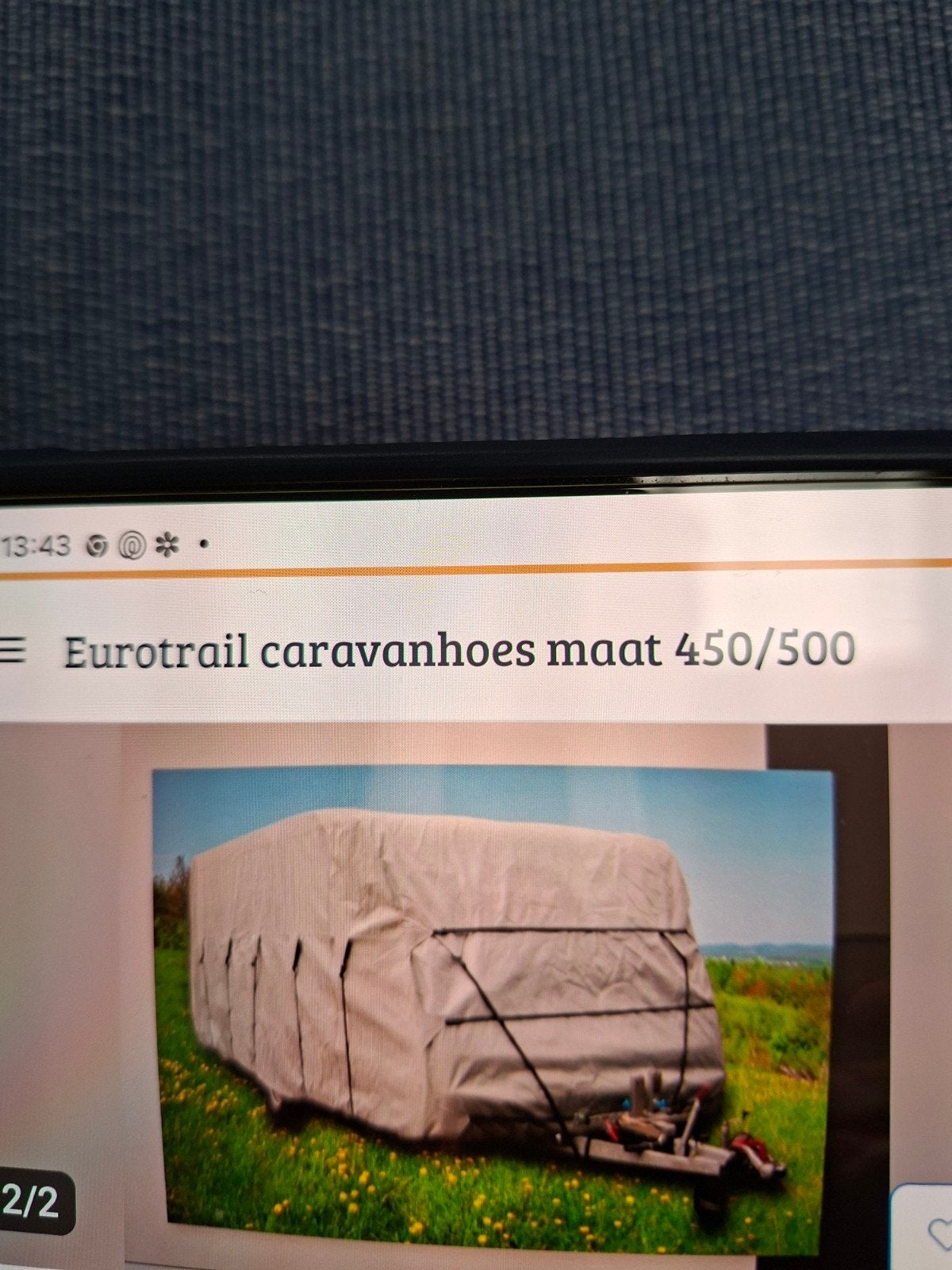 caravan beschermhoes  450_500, Caravans en Kamperen, Ophalen