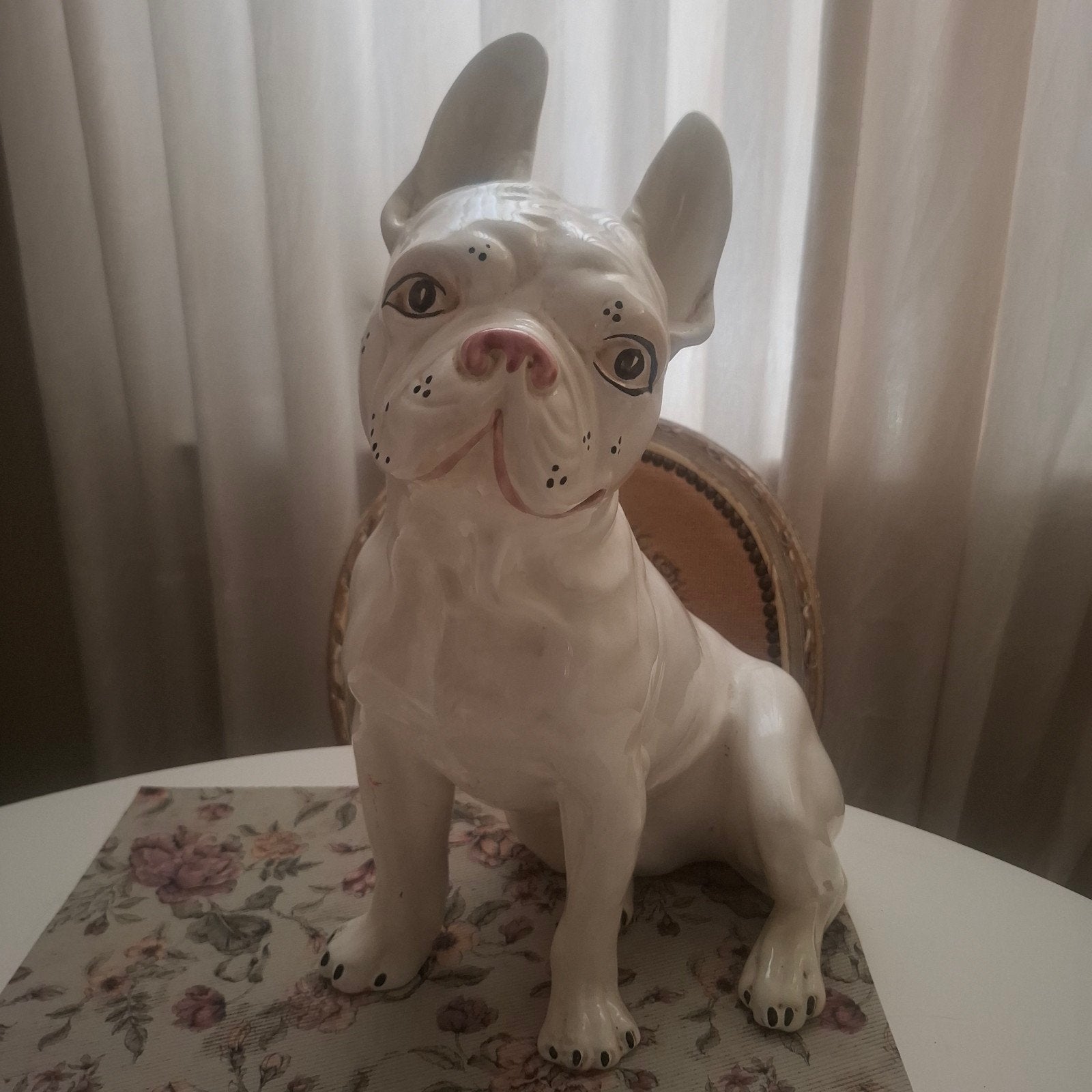 Prachtige vintage Franse Bulldog, Ophalen of Verzenden