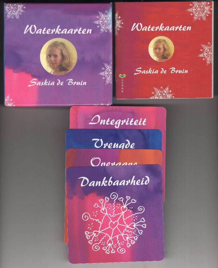 Waterkaarten Saskia de Bruin, Ophalen of Verzenden, Zo goed als nieuw, Spiritualiteit algemeen, Overige typen