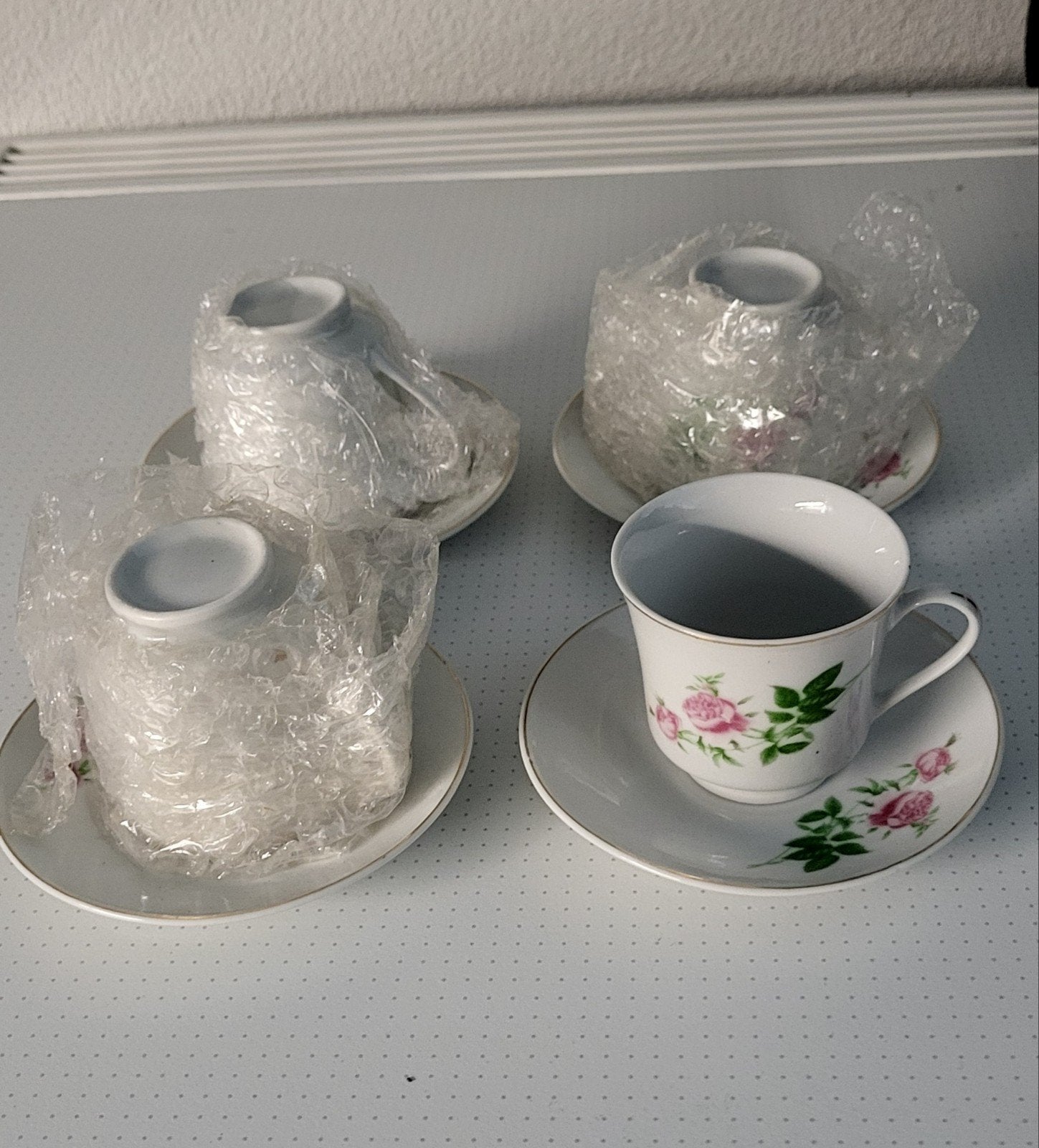 Vintage Mokka-espresso kopjes nieuw in doos, Antiek en Kunst, Ophalen of Verzenden