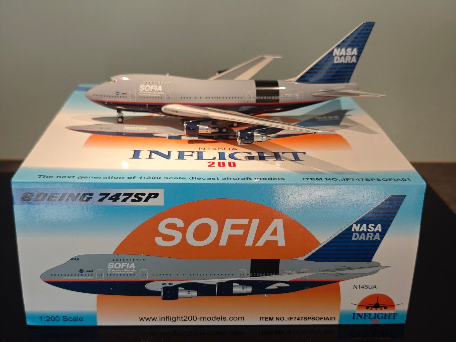 Inflight 200 Nasa 747SP "Sofia", Ophalen of Verzenden, Zo goed als nieuw