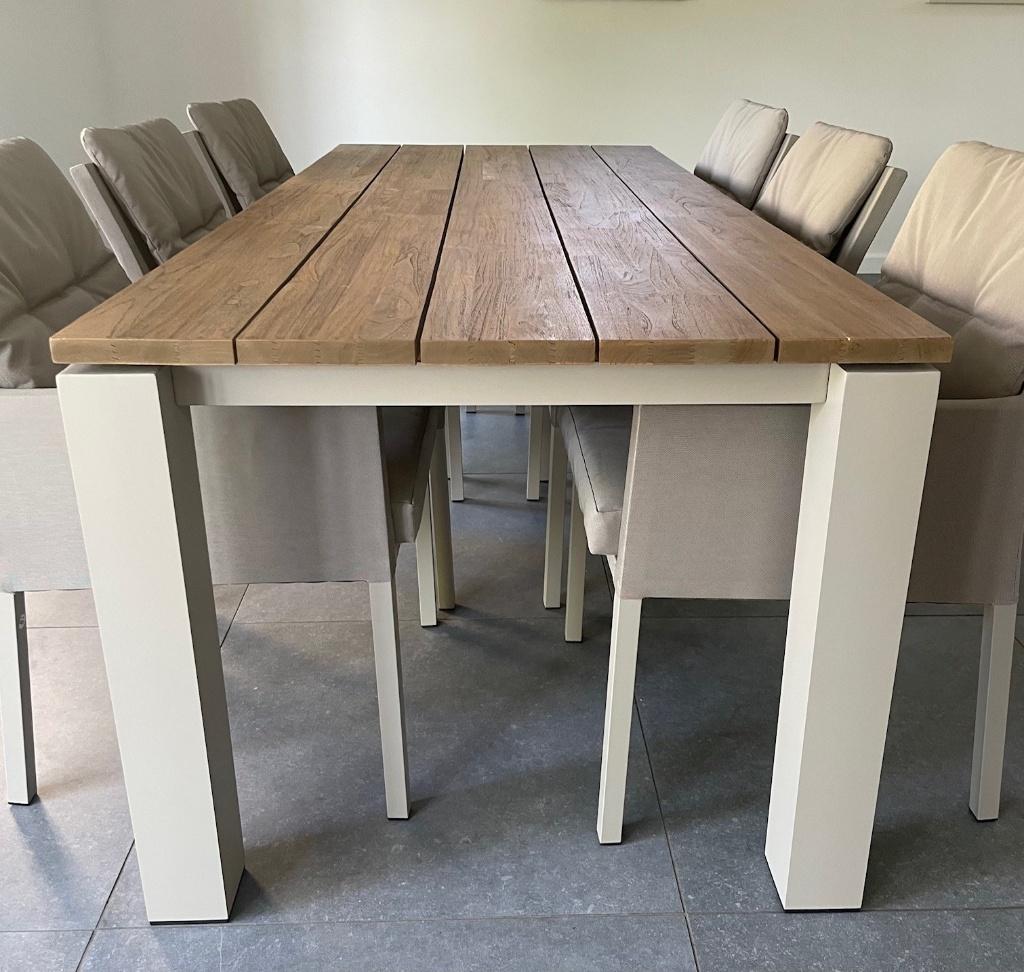 luxe tuinset 'Mixx Caribbean' voor 6 personen, Tuin en Terras, Ophalen, 6 zitplaatsen, Teakhout, Nieuw