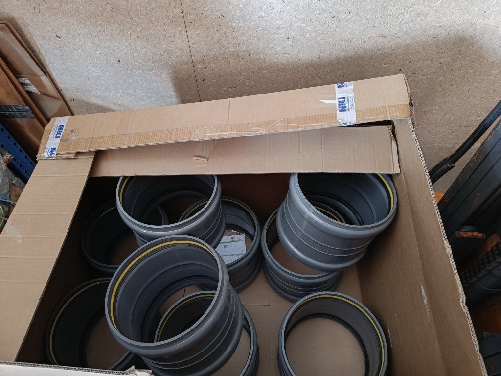 PVC Dubbelmof / Rioleringssok Ø315 mm SN4 – Nieuw – Partij, Doe-het-zelf en Verbouw, Ophalen, Pvc, Overige typen, Nieuw