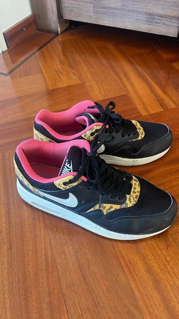 Nike  air max 1 leopard, Ophalen of Verzenden, Gebruikt, Hardloopschoenen, Nike