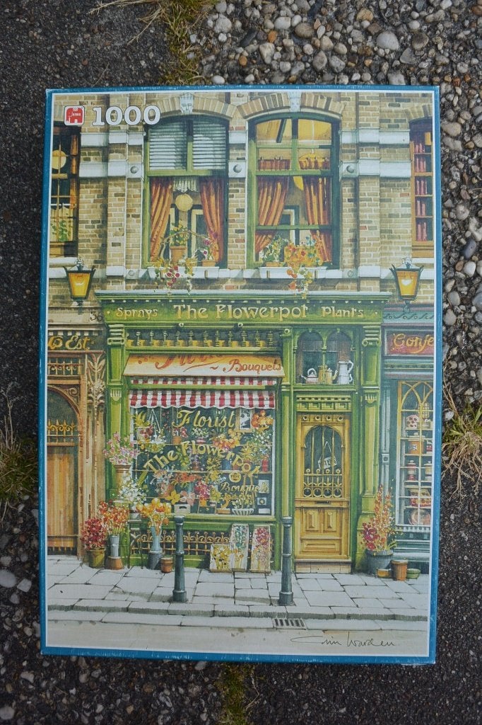 Jumbo puzzel de bloemen winkel, Hobby en Vrije tijd, Denksport en Puzzels, Ophalen of Verzenden, 500 t/m 1500 stukjes, Zo goed als nieuw