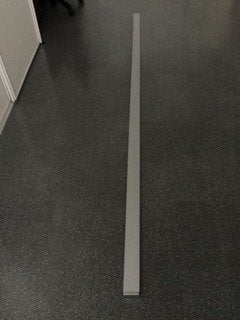 Nieuwe trapleuning - Aluminium, 2,5 rechthoekig, Ophalen, Zo goed als nieuw