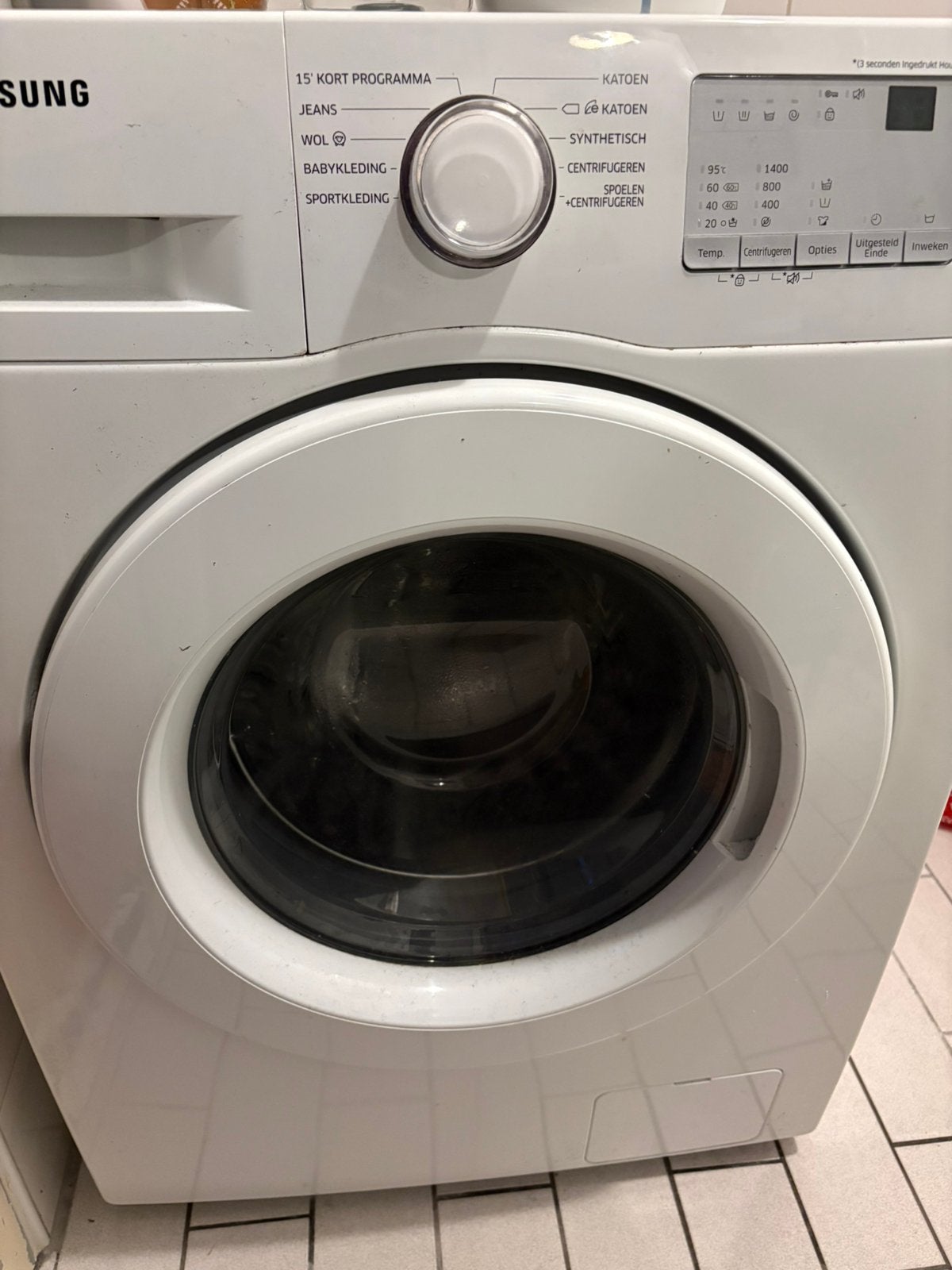 Samsung 7kg wasmachine – werkt, pompt water niet weg, Ophalen of Verzenden, Voorlader, Niet werkend, 85 tot 90 cm