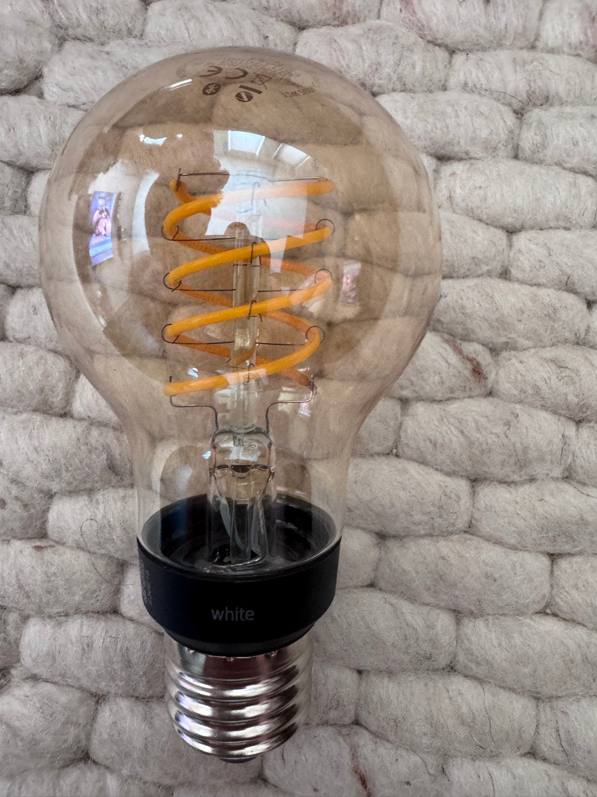 5, Philips Hue Edison standaard E27 LED - Zo goed als nieuw, Ophalen, Overige kleuren, E27 (groot), Glas