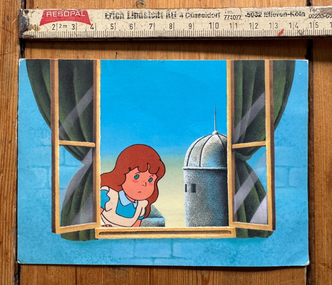 Zeldzame Tovenaar van Oz ansichtkaart - 1986 Animage Film, Ophalen of Verzenden, 1980 tot heden, Ongelopen, Cultuur en Media